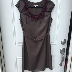 Merona dress with beaded neckline